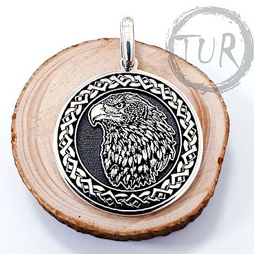 Украшения ручной работы. Ярмарка Мастеров - ручная работа Кулон-тотем "Орёл". Handmade.