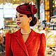 Шляпка велюровая "K. Middleton". Шляпы. 'Ariadne's thread' (ariadna_hats). Интернет-магазин Ярмарка Мастеров.  Фото №2