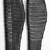 Аксессуары handmade. Livemaster - original item Leather gaiters. Handmade.