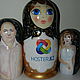 Portrait matryoshka. Dolls1. nesting dolls on order (Galinnna). Online shopping on My Livemaster.  Фото №2
