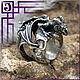 Кольцо дракон Виверна фэнтезийный перстень, Кольца, Таганрог,  Фото №1