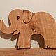 Wooden elephant, elephant, Montessori. Stuffed Toys. magics-cave. My Livemaster. Фото №4