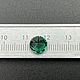 Изумруд гидротермальный вставка круг 8 мм (1.7Ct). Кабошоны. Жемчужина. Ярмарка Мастеров.  Фото №6