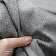 Шерсть черно-белая переплетенная 1,2 м 10022520. Ткани. БАРХАТ Итальянские ткани (barhat-tkani). Ярмарка Мастеров.  Фото №4