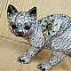 Винтаж: КОШКА КОТ  ФИГУРКА  Клуазоне  Cloisonne  Старый Китай. Статуэтки винтажные. Чердак дяди Рико. Ярмарка Мастеров.  Фото №5