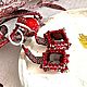 Серьги с цирконом и Swarovski "Игра цвета", Серьги классические, Ставрополь,  Фото №1