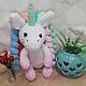 A plush unicorn, a unicorn with a lush mane, a soft toy, Stuffed Toys, Nizhnij Tagil,  Фото №1