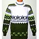 Sweater knitted jacquard White BIM, Sweaters, Moscow,  Фото №1