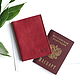 Обложка для паспорта из натуральной кожи, Обложка на паспорт, Парголово,  Фото №1