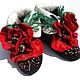 Home Slippers felted 'mother's poppies'. Slippers. wool gifts. Online shopping on My Livemaster.  Фото №2