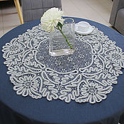 Для дома и интерьера handmade. Livemaster - original item Lace tablecloth 