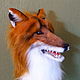 Fox mask, Fox costume, fancy dress, fursuit. Cosplay costumes. AnzhWoolToy (AnzhelikaK). My Livemaster. Фото №4