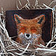 Fox wallet handmade genuine leather with embossed and painted design. Wallets. CrazyLeatherGoods. My Livemaster. Фото №4