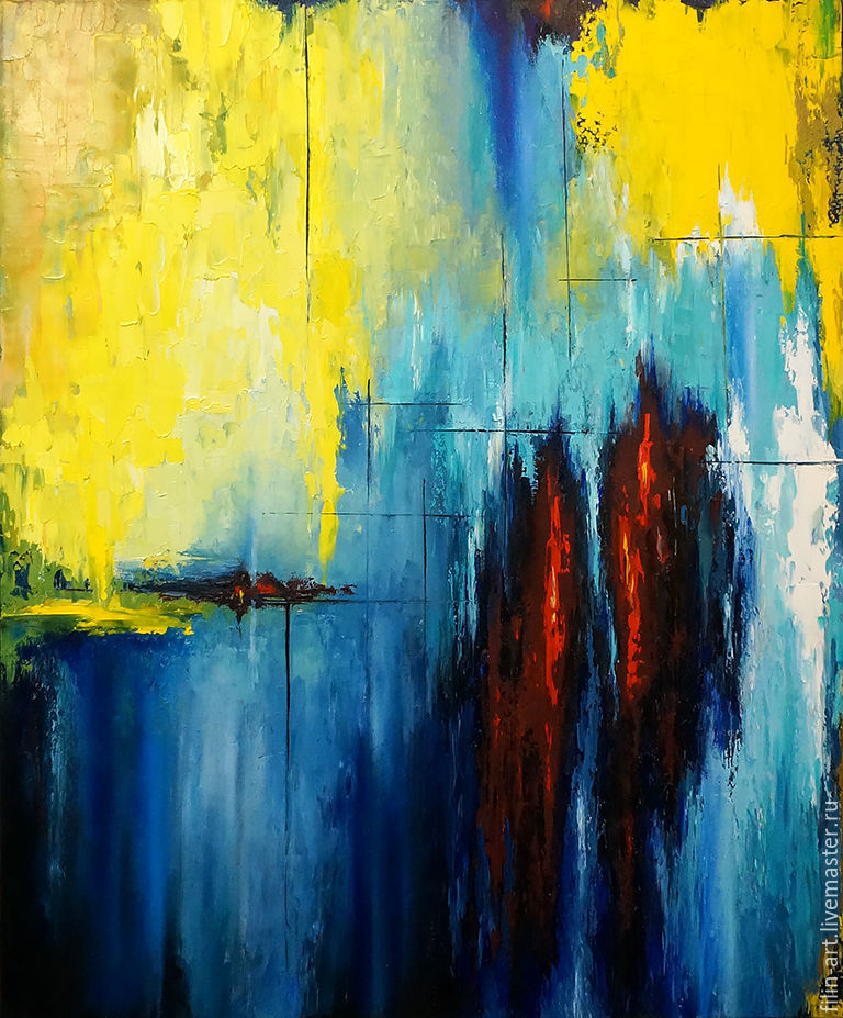 Abstract Oil Painting on canvas заказать на Ярмарке