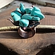 Кольцо из меди «Цвет бирюзы» (color turquoise). Кольца. Своя История. Интернет-магазин Ярмарка Мастеров.  Фото №2