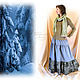 Skirt warm 'Affectionate winter',made of wool,long,tiered,floor, Skirts, Mytishchi,  Фото №1