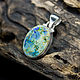 Silver pendant with opal 'Monarch' 925. Bead bracelet. The inspiration of nature in stones. My Livemaster. Фото №4