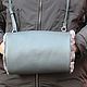 Clutch hand Bag made of leather and fur sheepskin Gray haze. Clutch. Katorina Rukodelnica HandMadeButik. Online shopping on My Livemaster.  Фото №2