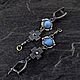 Серьги с бирюзой длинные. Серьги классические. ЖуЖа_jewelry. Ярмарка Мастеров.  Фото №6
