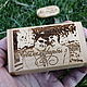 Wooden flash drive with engraving in a box. Flash drives. fleshki22. My Livemaster. Фото №5