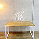 Стол письменный из массива LF-680. Столы. Leo-loft. Ярмарка Мастеров.  Фото №4