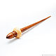 Tibetan Spindle support for spinning Siberian Cedar Wood B27. Spindle. ART OF SIBERIA. Online shopping on My Livemaster.  Фото №2