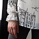 Блузка женская SCARLETT in ITALY белая с длинным рукавом. Блузки. IRINA BRAGUTSA. Ярмарка Мастеров.  Фото №6