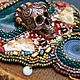 Pendant skull with ophite agate jasper Tibetian Santa Muerte. Necklace. Jewels from Dreams (stuukstly). My Livemaster. Фото №4