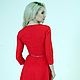Dress red dress short. Dresses. Дизайнерские платья Valensia Atelier. Online shopping on My Livemaster.  Фото №2