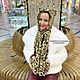 Шапка 3в1 экомех «Leopard». Шапки. KUDESNITSA Designer Accessories. Интернет-магазин Ярмарка Мастеров.  Фото №2