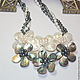 Bib-necklaces 'LA PERLE' of natural pearls and mother of pearl. Necklace. Butik4you. My Livemaster. Фото №6