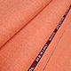 Шерсть костюмная  цвет розово-оранжевый Италия. Ткани. Ткани Материя. Интернет-магазин Ярмарка Мастеров.  Фото №2