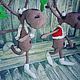 Soft toys: Christmas reindeer!. Stuffed Toys. knitted animation. Online shopping on My Livemaster.  Фото №2