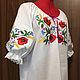 Women's embroidered blouse'Impression' LR3-025. Blouses. babushkin-komod. Online shopping on My Livemaster.  Фото №2