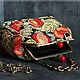  Гранаты Барокко. Сумка с фермуаром. zelen fish • Ульяна • сумки саквояжи косметички. Ярмарка Мастеров.  Фото №5