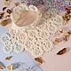  Champagne Lace. Колье. Мастерская Кутюрье (kutyrie). Ярмарка Мастеров.  Фото №4