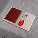 Passport cover 'Euro' with insert for car documents. Passport cover. murzikcool. Online shopping on My Livemaster.  Фото №2
