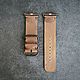 Ремешок для Apple Watch из кожи Horween. Ремешок для часов. STRAPS & BANDS. Ярмарка Мастеров.  Фото №6