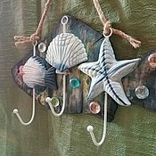 Для дома и интерьера handmade. Livemaster - original item Hangers and hooks: Fish. Handmade.