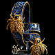 A rim with a precious golden beetle. Headband. N_Belokon_jewelry. Online shopping on My Livemaster.  Фото №2