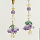 Заказать Лариат "Весенние цветы". Beads_and_Bears (Varvarushka). Ярмарка Мастеров. . Лариаты Фото №3