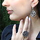 Aklins earrings and ring with rauchtopaz made of 925 DD0090 silver, Jewelry Sets, Yerevan,  Фото №1