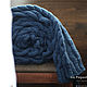 Plaid knitted Storm. Blankets. Ira Pugach (pompon). Online shopping on My Livemaster.  Фото №2