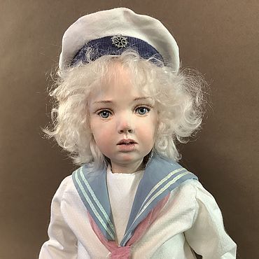 Куклы и игрушки ручной работы. Ярмарка Мастеров - ручная работа Кукла авторская интерьерная Малыш Сашенька. Handmade.
