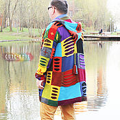 Мужская одежда handmade. Livemaster - original item Men`s cardigan long knitted 