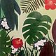 Картина маслом «Тропические листья», Картины, Санкт-Петербург,  Фото №1