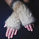 Order Woman's knitted fingerless gloves Seven colors of Leo. Warm Yarn. Livemaster. . Mitts Фото №3