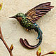 Brooch-pin: ' Sparkling Hummingbird', Brooches, Vladimir,  Фото №1