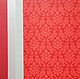 Набор бумаги `Красный Дамаск`
Цена набора = 150 руб.
В набор входит 4 листа бумаги, формат 30х30 см.