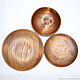 Set of wooden plates (3 pcs) made of fir. TN32. Plates. ART OF SIBERIA. My Livemaster. Фото №5